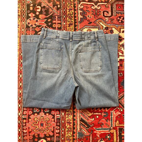 Pilcro for Anthropologie Skipper Jeans Medium Wash Size 32/14 Tall - Picture 4 of 10